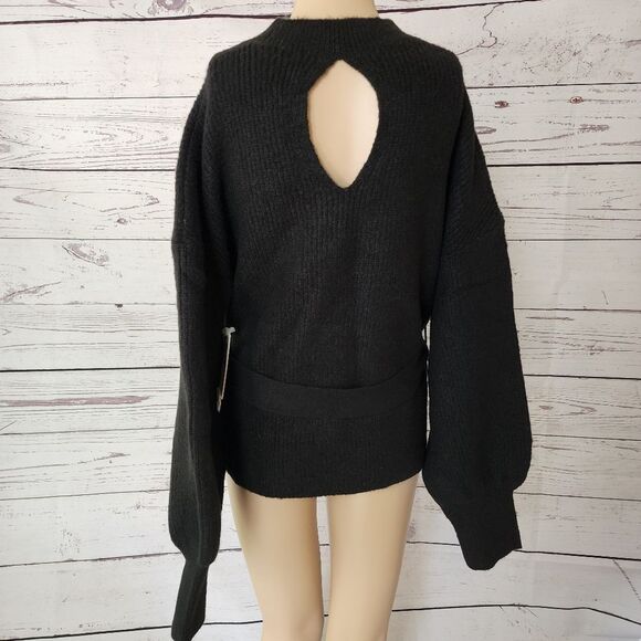Juicy Couture Black Box Sleeve Sweater Small NWT - Picture 3 of 7